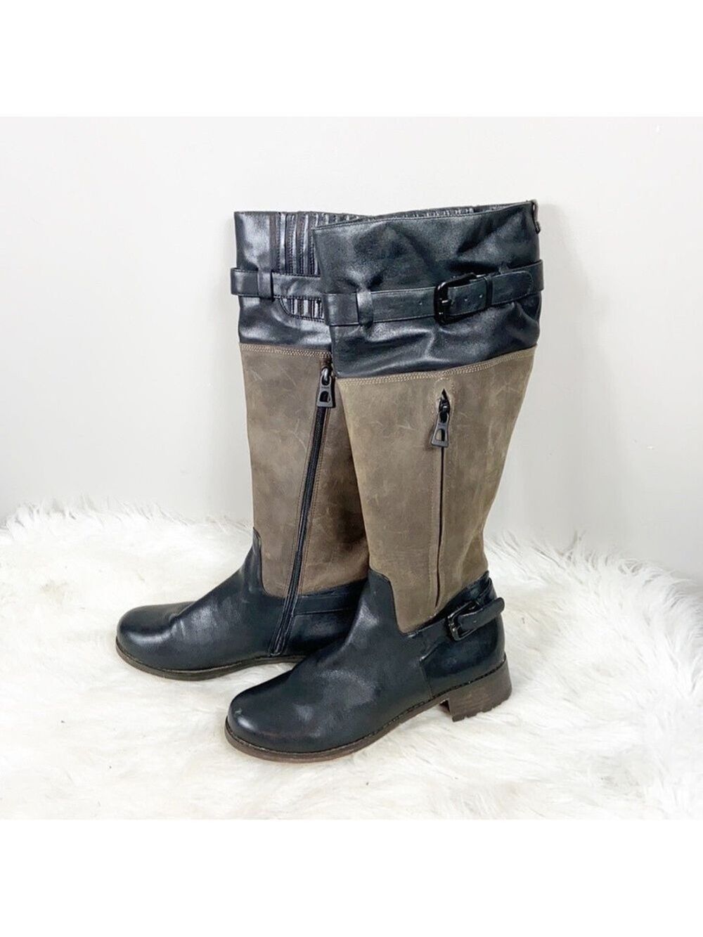 RUDSAK Two-Toned Leather Riding Boots Size 40